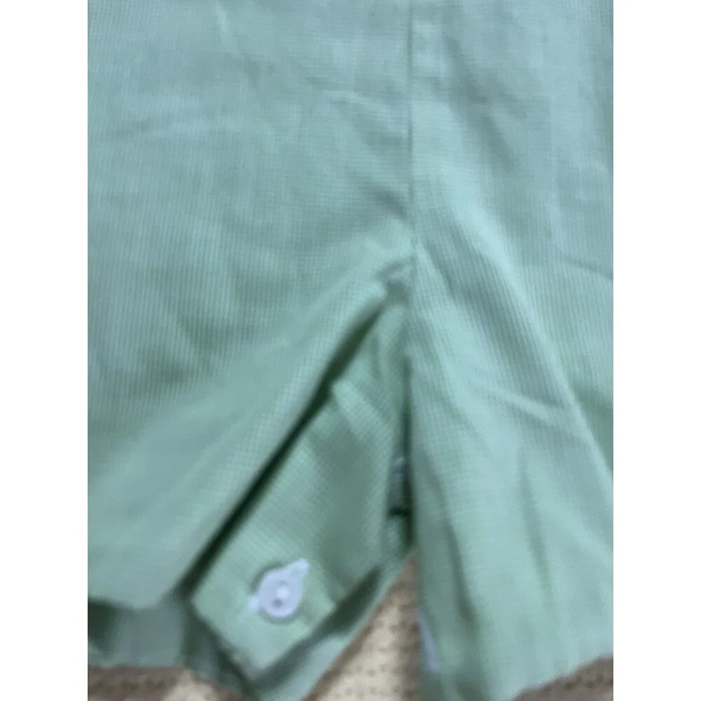 amanda remembered 4t Green Check One piece Bunnies Easter Spring